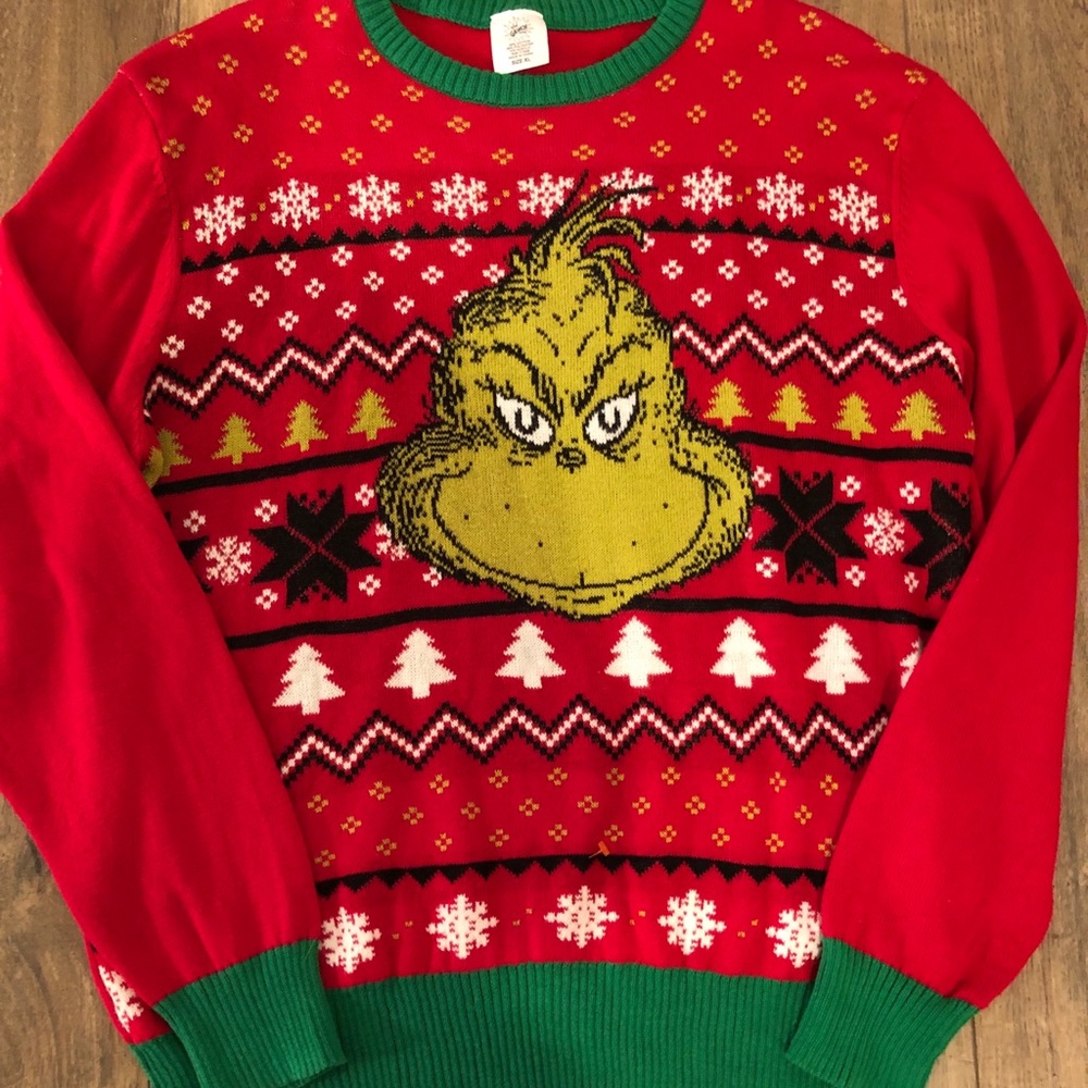 The Grinch Ugly Christmas Sweater Size XL